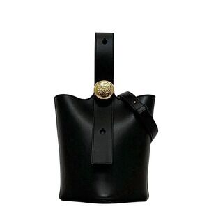 LOEWE 2way Bag Pebble Bucket Mini Black Pebble